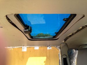 Fenêtre de toit de l'intérieur