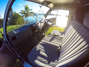 Van aménagé - pilotage